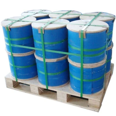 Electric Galvanized Steel Wire Rope 6X24+7FC Coil Packing Fiber Core for Manufacturing