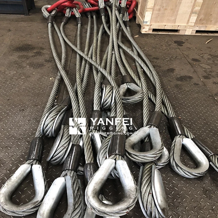 Wire Rope Lifting Slings with Hooks