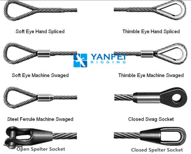 Wire Rope Lifting Slings with Hooks