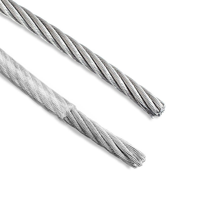 Stainless Steel Black Plastic-Coated Wire Rope