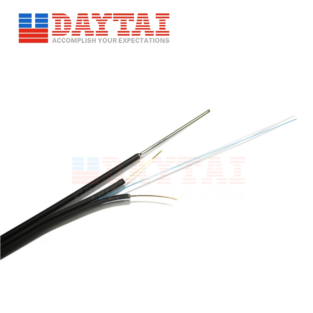 Steel Wire 12 Core FTTH Indoor Gjyxch Fiber Optic Drop Cable