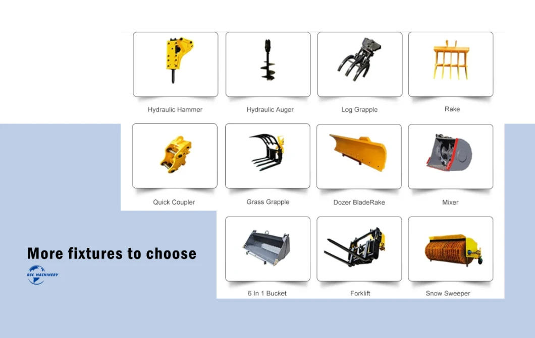 Precise Backhoe Loader Wheel Loader with Measured Digging and Loading Capabilities