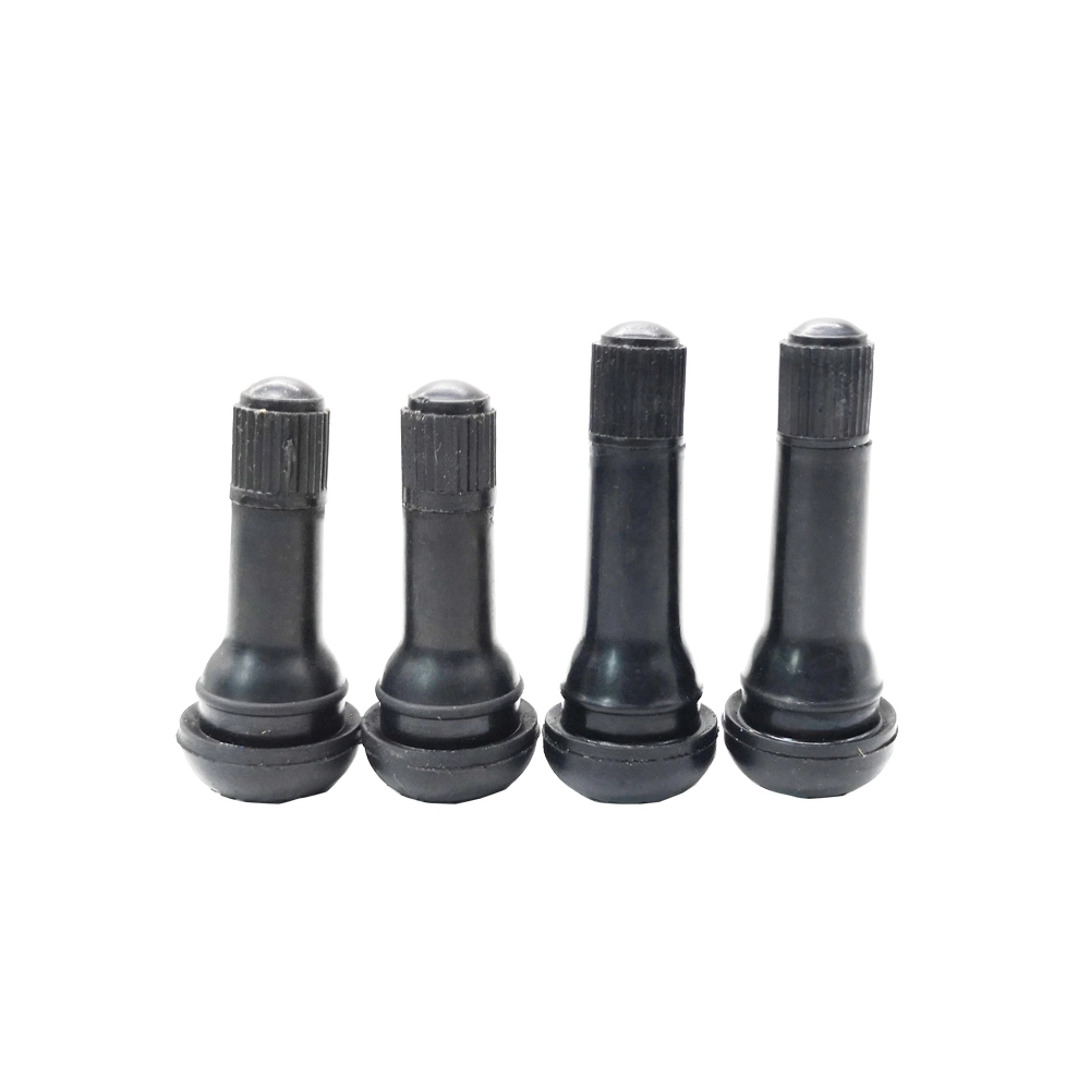 Tubeless Black Premium Rubber Snap-in Tire Valve Stem Universal for Tubeless 0.453 Inches 11.5mm Rim Holes