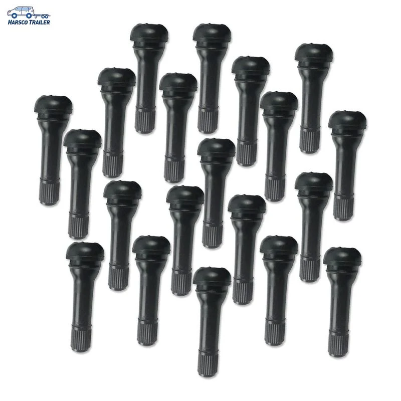 TR413 Straight Tubeless Black Rubber Tire Valve Stems