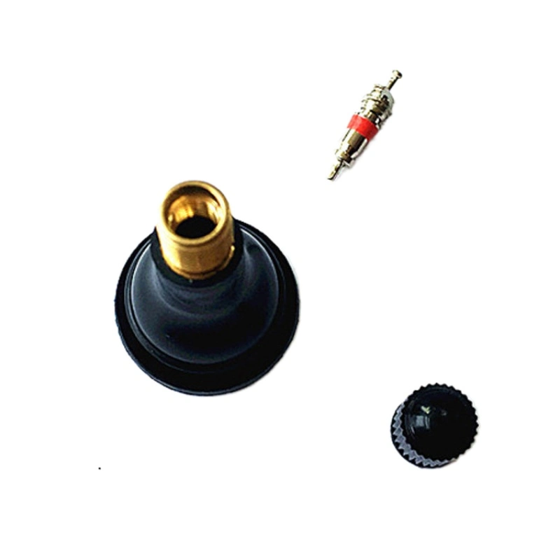 TR415 Straight Tubeless Black Rubber Tire Valve Stems