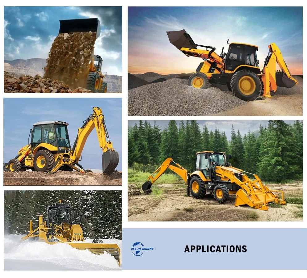 Precise Backhoe Loader Wheel Loader with Measured Digging and Loading Capabilities