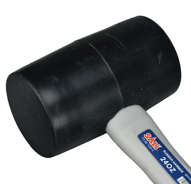 Sali Black and White Rubber Hammer