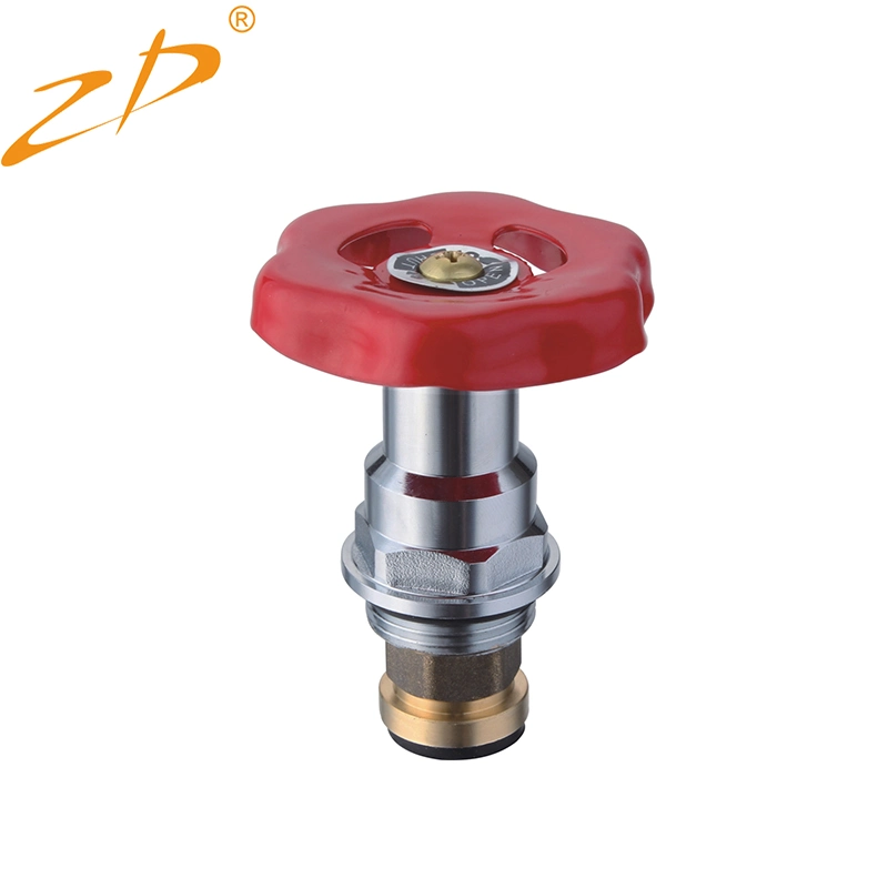 -40&deg; C -- +95&deg; C Working Temperature 1 Inch Chrome Plated Brass Stop Valve Core for PPR