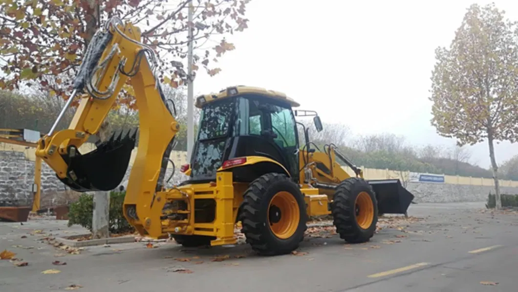 Precise Backhoe Loader Wheel Loader with Measured Digging and Loading Capabilities