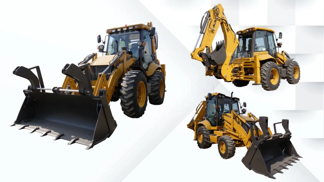 Precise Backhoe Loader Wheel Loader with Measured Digging and Loading Capabilities