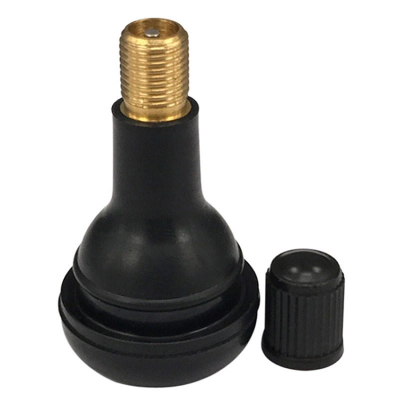 TR415 Straight Tubeless Black Rubber Tire Valve Stems