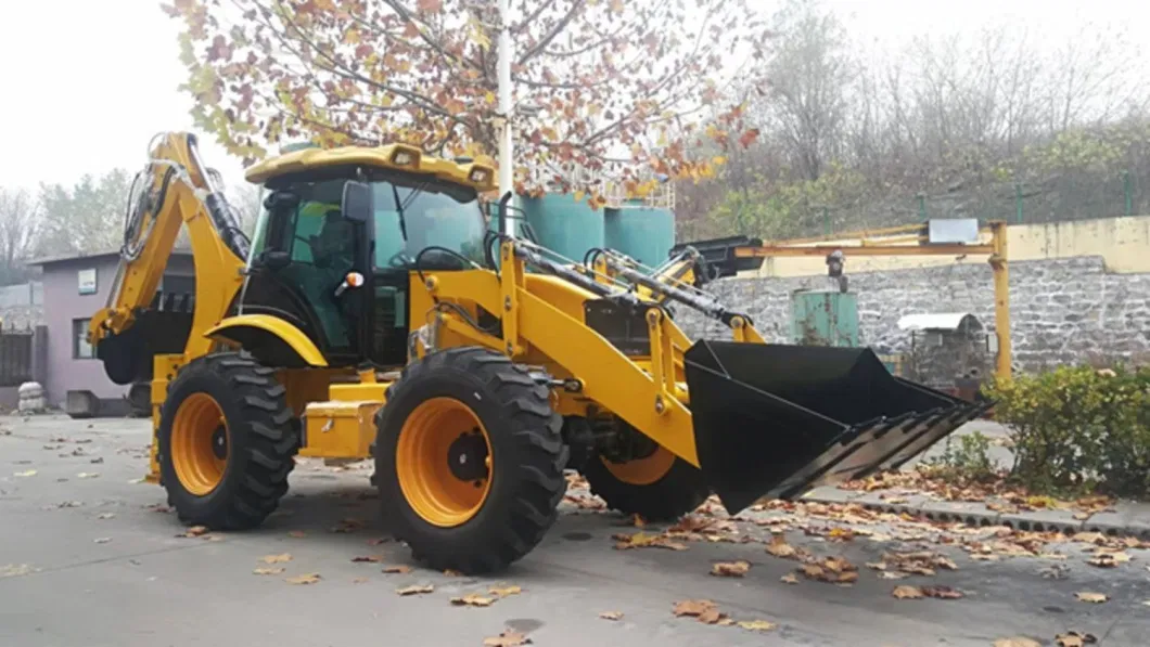 Precise Backhoe Loader Wheel Loader with Measured Digging and Loading Capabilities