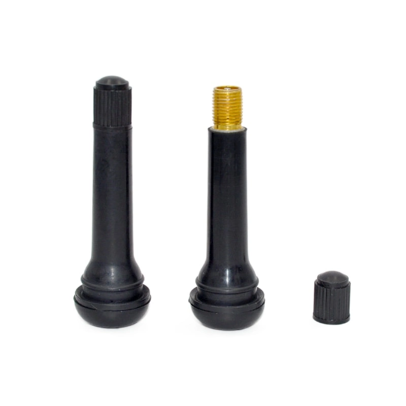 TR418 Straight Tubeless Black Rubber Tire Valve Stems