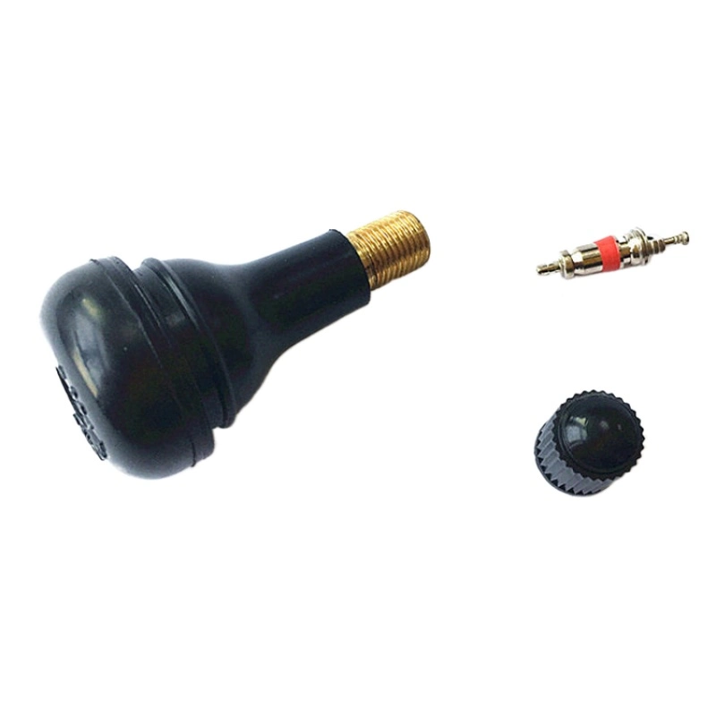 TR415 Straight Tubeless Black Rubber Tire Valve Stems