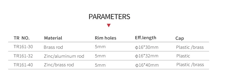 Tr161 Auto Accessory/Car Accessories of High Pressure Zinc Tire Valve Tr161 for Motorcycle and Electrical Bike