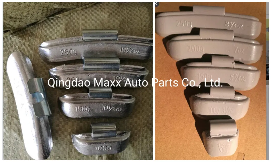 Qingdao Maxx Auto Parts Factory Supply Lead Pb Wheel Balance Weights for Truck Wheels Balancing