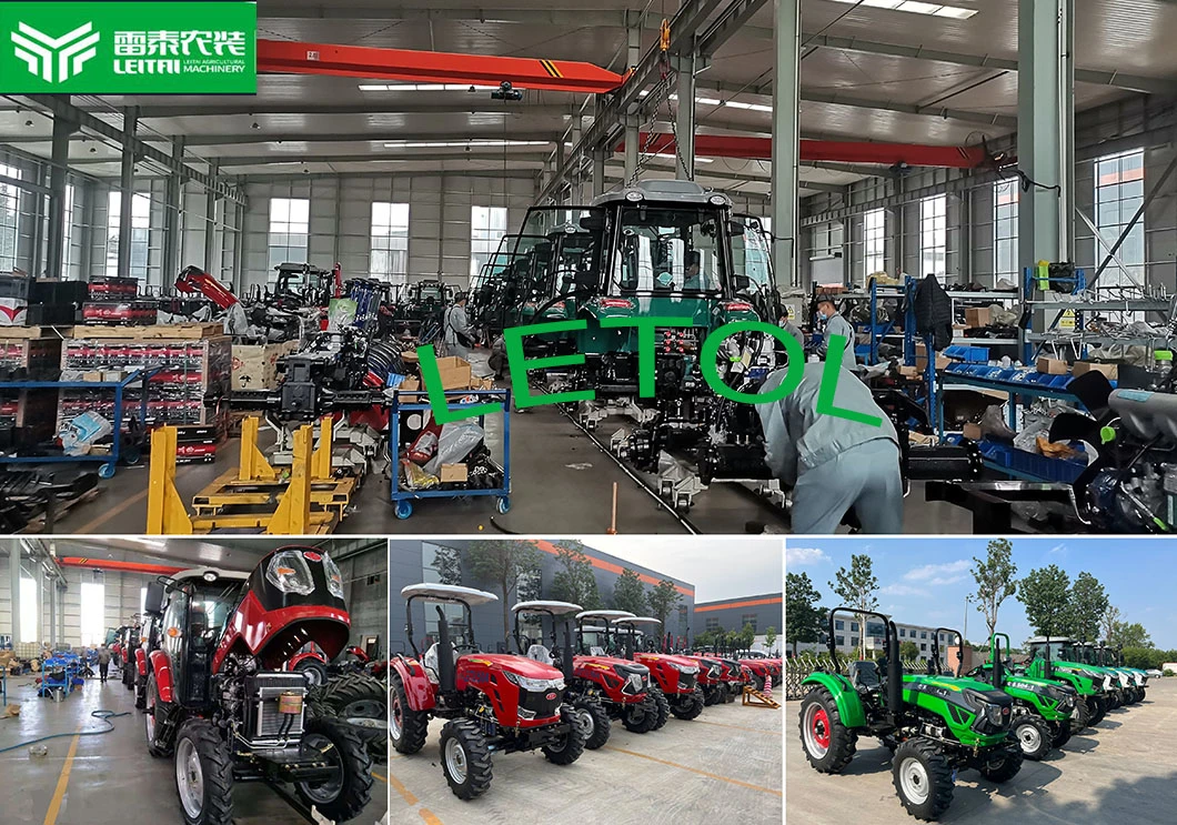 4WD 70HP Garden Tractor CE Orchard Tractor Small Four Wheel Farm Tractor Walking Tractor Mini Tractor for Agricultural Machinery