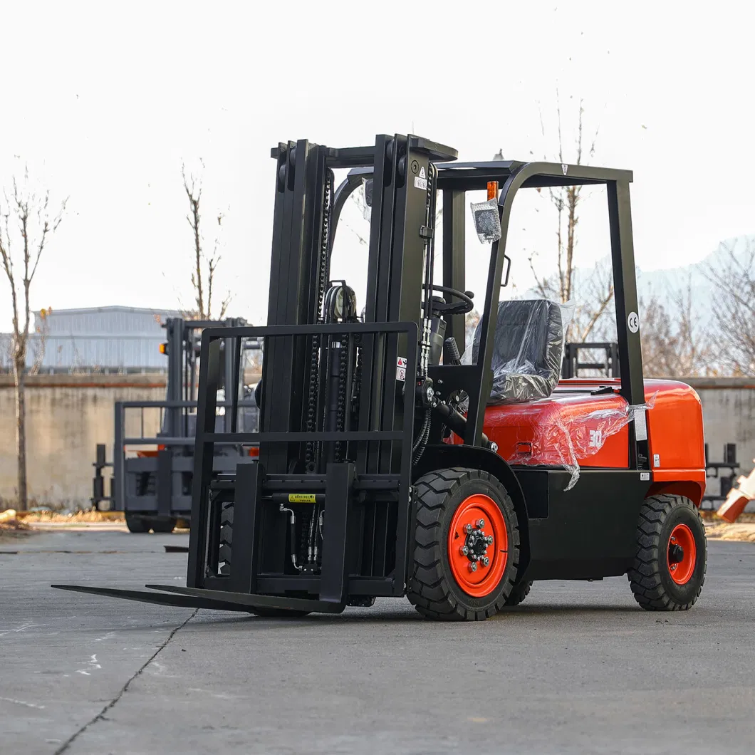 4 Wheels Quality 3.5ton Diesel Forklift with Different Attachments 1.5/2/2.5/3ton