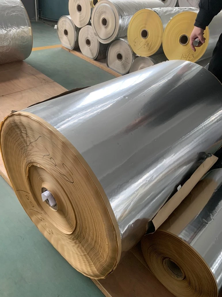 Adhesive Aluminum Foil Flexible Metal Corner Pipe Insulating Foam Tape