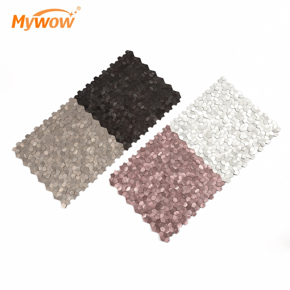 Mosaic Peel and Stick Backsplash Waterproof Self-Adhesive Sticker for Interior Decor