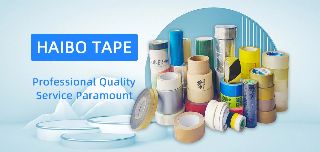 High Quality Waterproof 200um Cross-Weave Filament Tape Heat Resistant Double Sided Adhesive Tape for Package for Strip Sealing