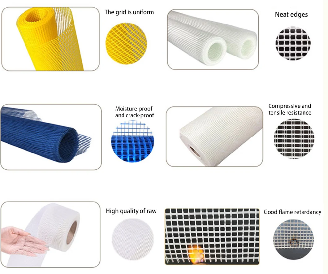 160g 4*4mm Plaster Fiberglass Wall Mesh Manufacturer