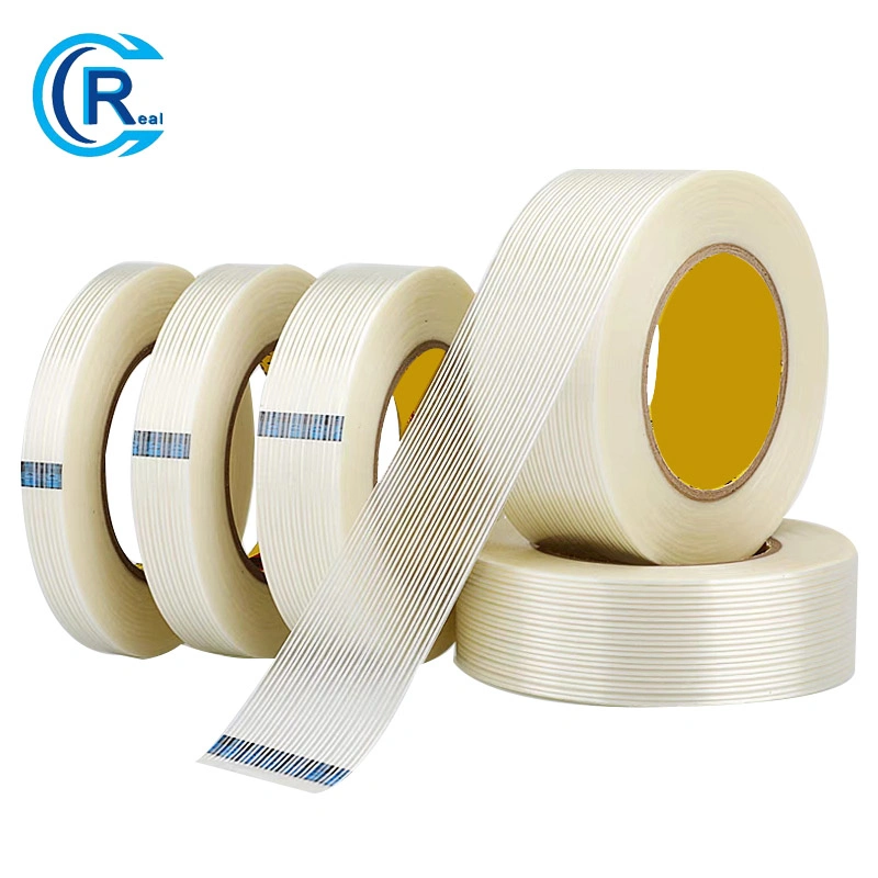 3 Pack Reinforced Filament Packing Tape 5.3 Mil 24mm X 60 Yards Fiberglass Strapping Tape