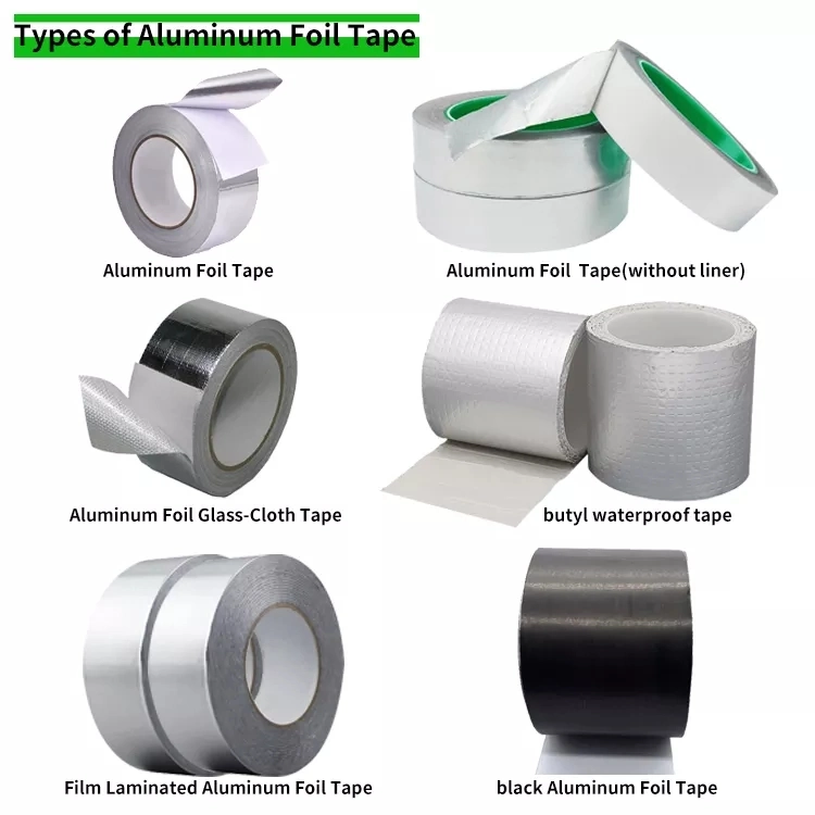 Anti-Corrosion Aluminum Foil Fibreglass Cloth Tape for Industrial Pipe