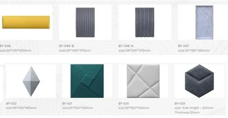 AG. Acoustic Interior Decoration 3D Polyester Fiber Sound Absorption Wall Coverings