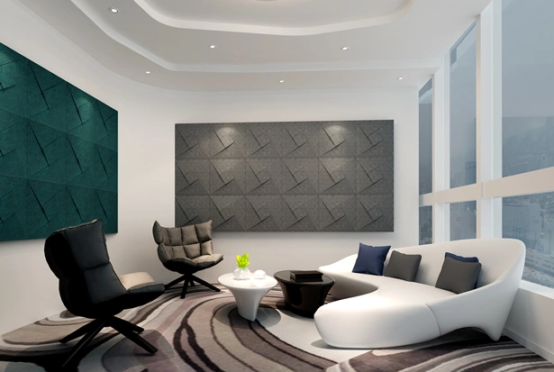 AG. Acoustic Interior Decoration 3D Polyester Fiber Sound Absorption Wall Coverings