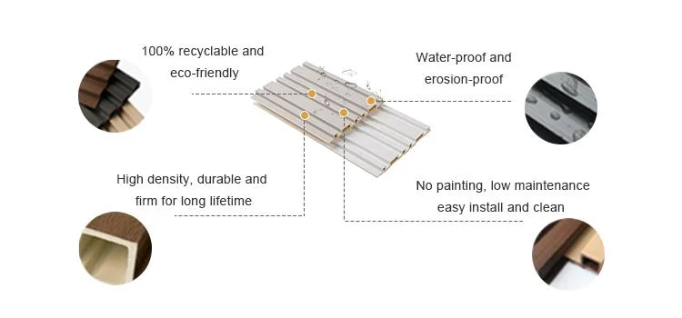 Evoke WPC Moulding Polyester Fiber Panel Wall Covering