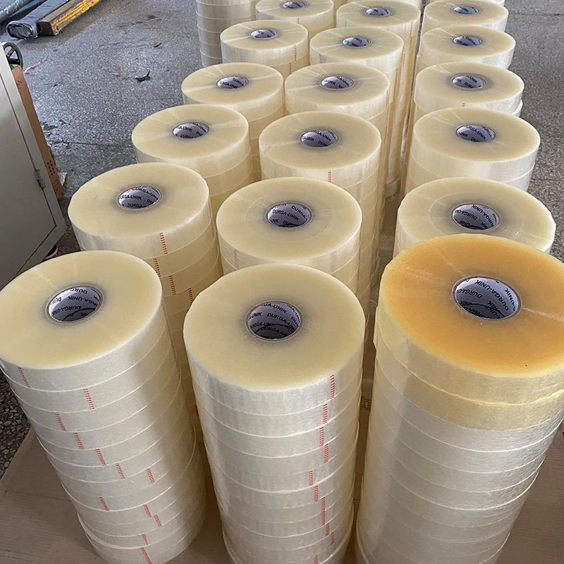 Silent Decorative Shipping OPP Fiberglass Packing Yellowish Transparent Super Clear Sellotape Tan Dark Colorful Buff Tape