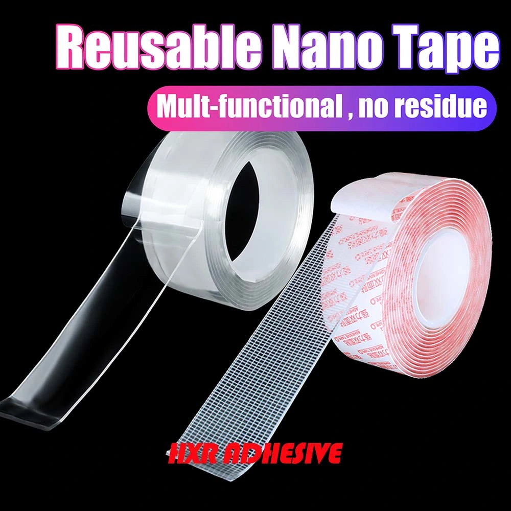 Waterproof Nano Plus Double-Sided Nano Tape with Reinforced Glass Fiber Mesh