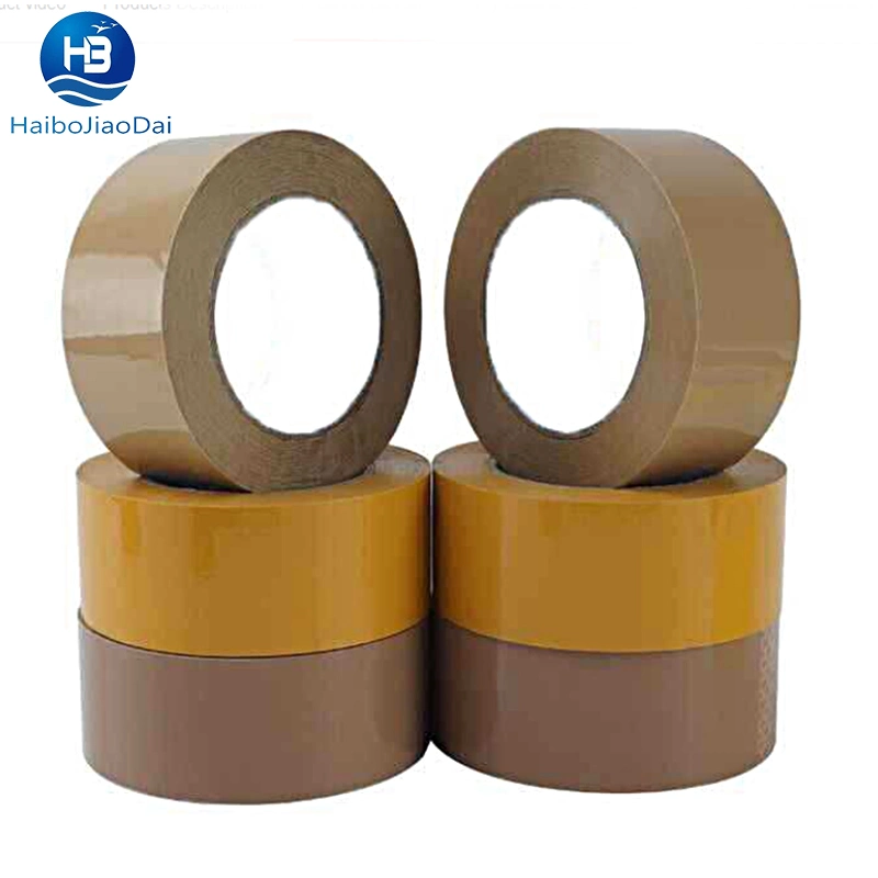 Silent Decorative Shipping OPP Fiberglass Packing Yellowish Transparent Super Clear Sellotape Tan Dark Colorful Buff Tape