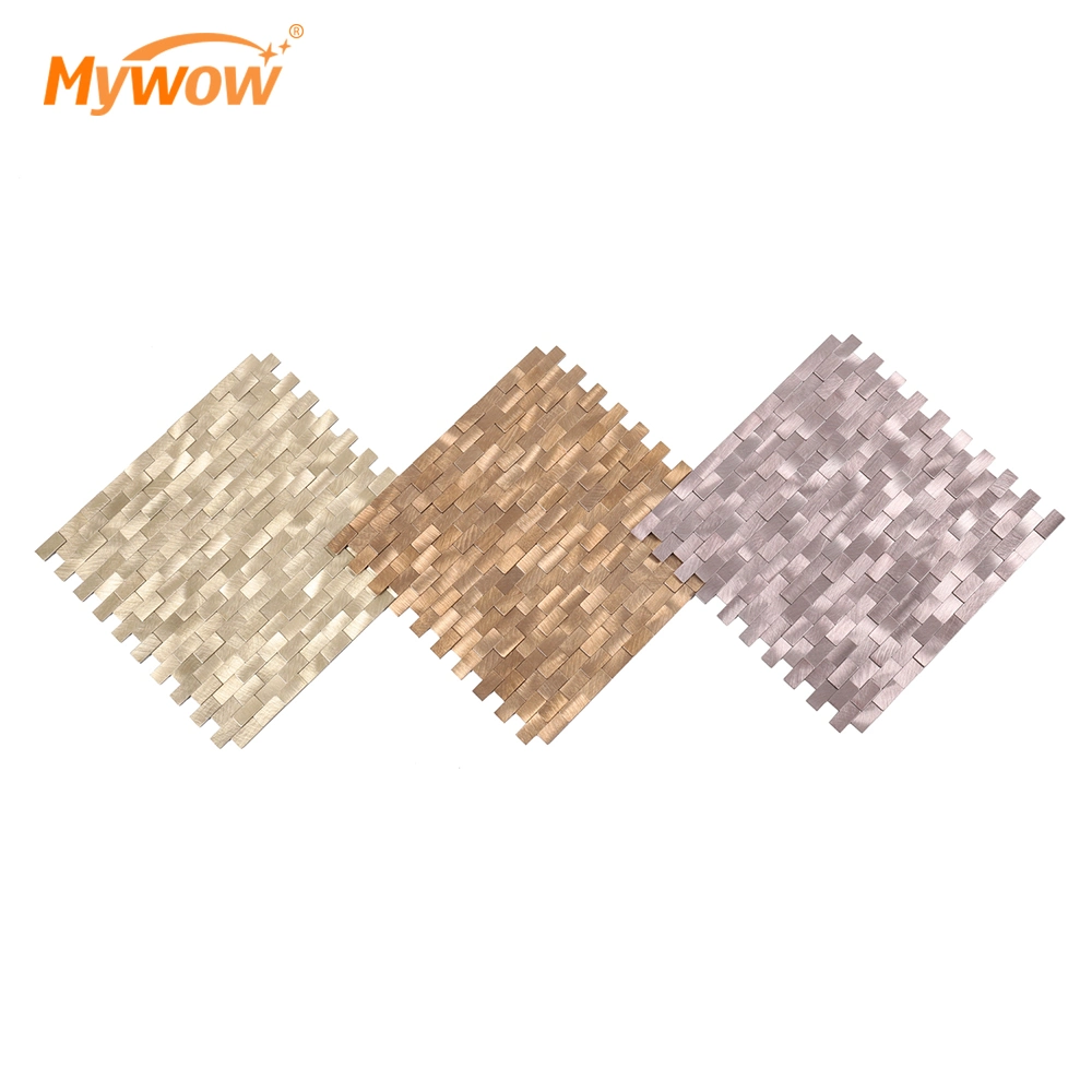 Mosaic Peel and Stick Backsplash Waterproof Self-Adhesive Sticker for Interior Decor