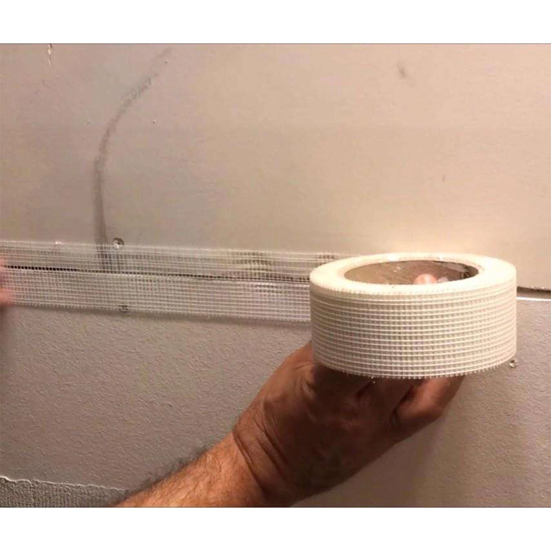 Custom Self-Adhesive Concrete Reinforcing Alkaline Resistant Fiberglass Cloth Mesh Drywall Joint Tape