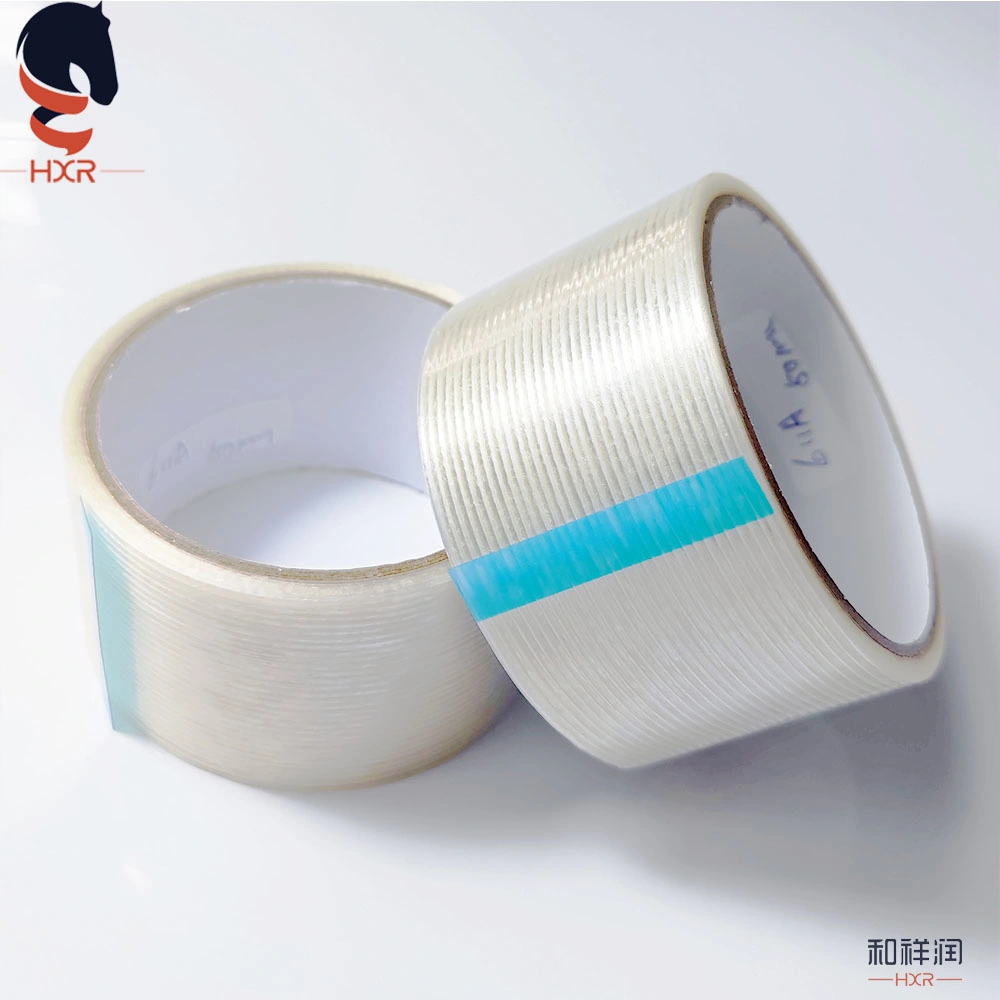 Waterproof Filament Reinforced Strapping Self Adhesive No Residue Fiberglass Tape