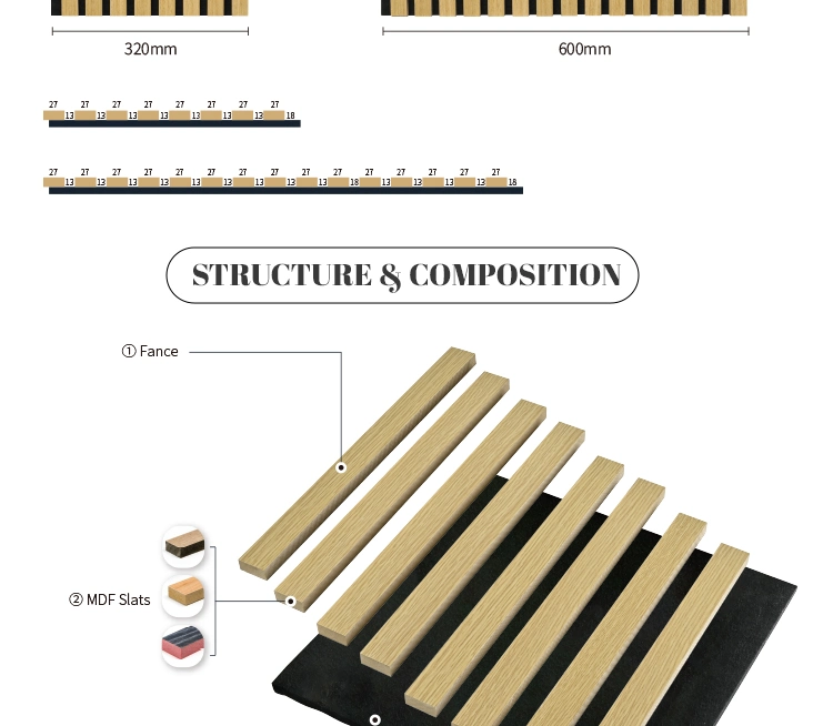 Acoustic Polyester Fiber Panel Wall Covering