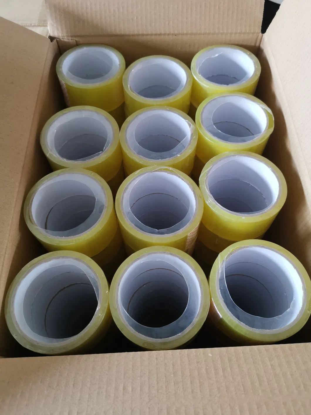 BOPP Transparent Packing Tape with Good Quality Manufacturing Strong Adhesive Custom Brown and Clear Color