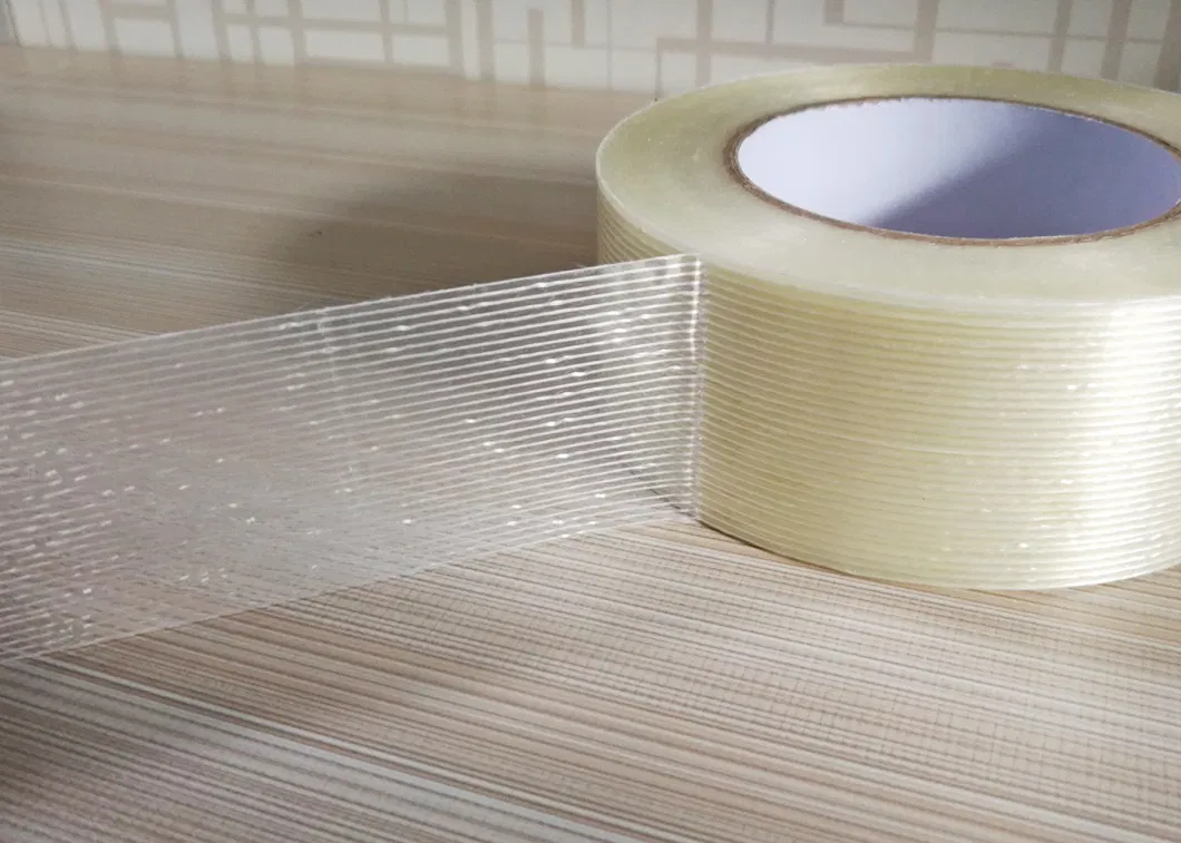 Strong Sticky Glass Fiber Reinforced Single Sided Adhesive Filament Tape for Stick The Weatherstrip