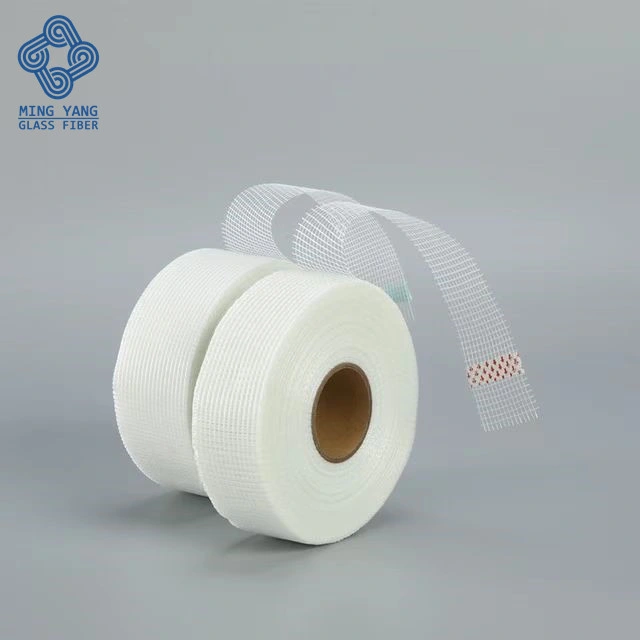 High Strength Cross Filament Fiberglass Adhesive Drywall Joint Mesh Tape