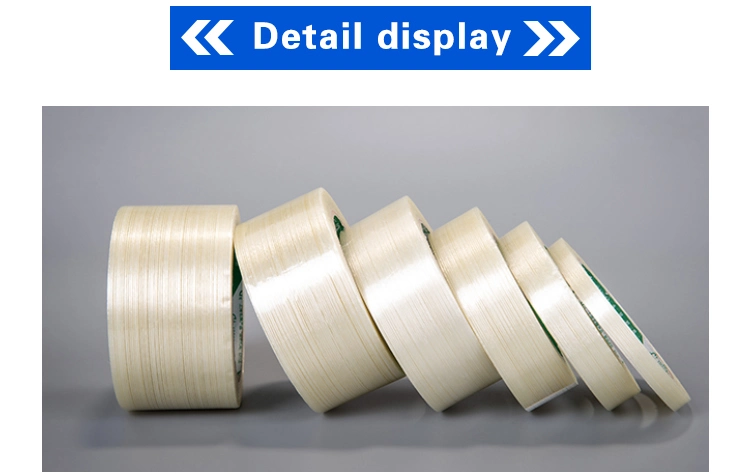 Cross Weave Glass Fiber Filament Tape Fiberglass Reinforced Polyester Tape