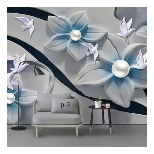 Textile Wall Covering Self Adhesive Wall Sticker Wall Paper 3D Wallpaper