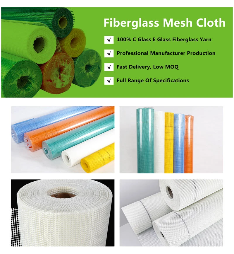 Alkali Resistant Eifs Fiberglass Mesh Reinforcing Mesh Manufacturers for External Wall