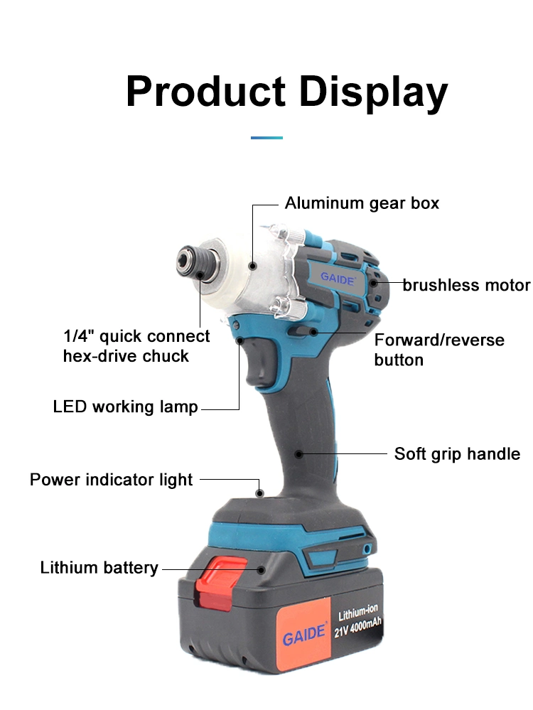 Gaide Cordless Screwdriver Tool Kit