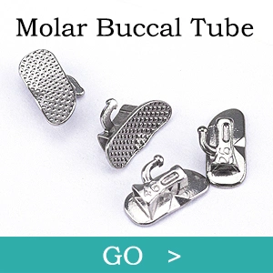 Molar Band Suppliers Banda De Ortodoncia Tube Brackets Molar Band with Buccal Tube Non-Convertible Single