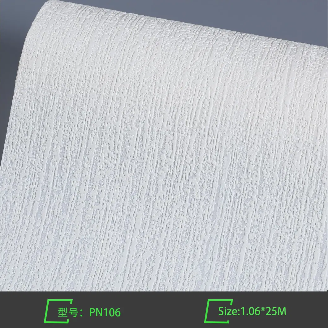 Fabric Grain Non-Woven Textured Vinyl Paintable Wallpaper