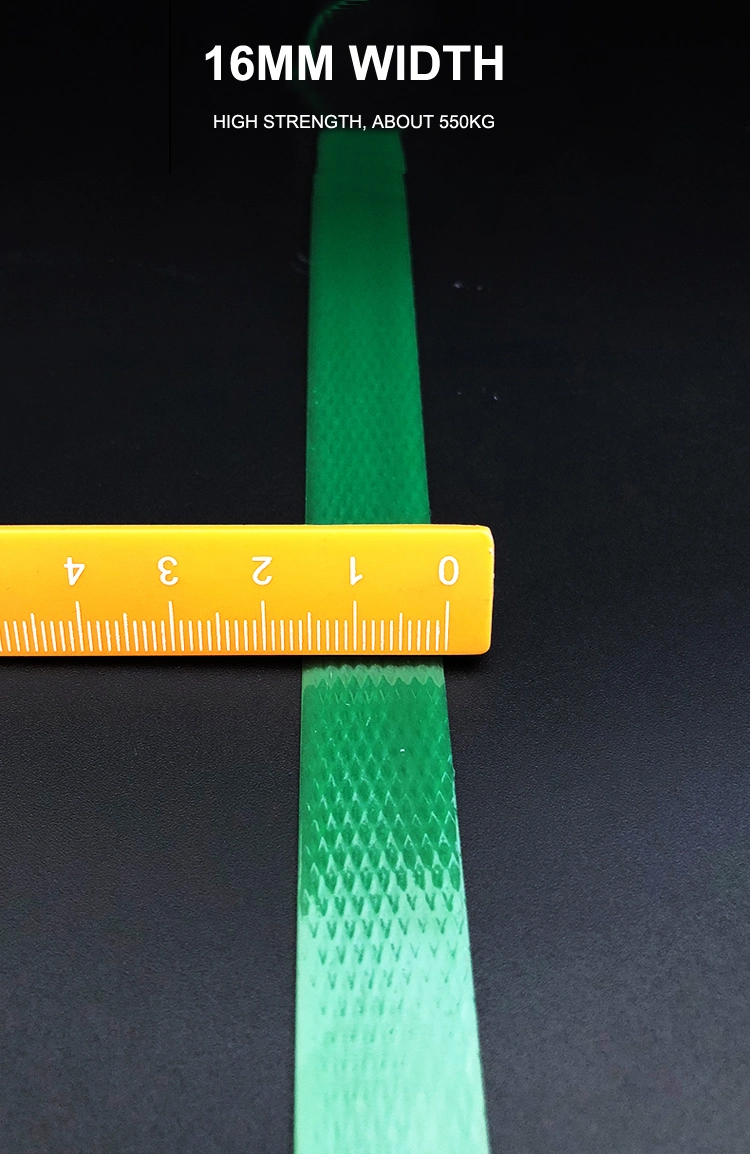 Hot Sale Green Polyester Plastic Steel Strapping Tape Packing Tape