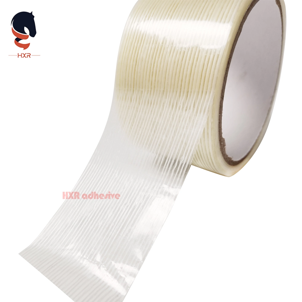 Wear Resisting Polyester Fiberglass Filament Self Adhesive Tape for Heavy Duty Packing