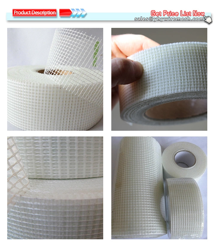 Alkali Resistant Double Sided Drywall Adhesive Mosaic Fiberglass Mesh Corner Joint Tape